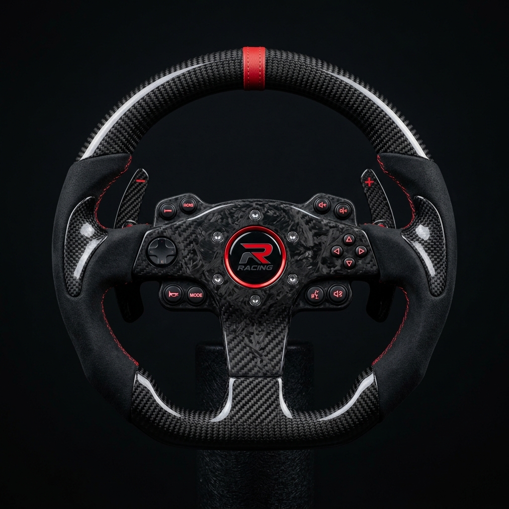 Custom Carbon Steering Wheel